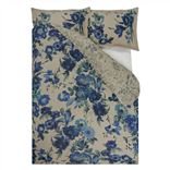 Hirigana Indigo Queen Duvet Cover