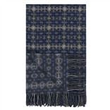 Pembroke Cobalt Merino Wolle Decke