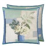 Celadon Vase Delft Cushion