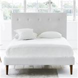 Polka King Headboard - Self Buttons - Brera Lino Alabaster