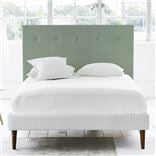 Polka Single Headboard - Self Buttons - Brera Lino Jade