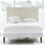 Polka King Headboard - Self Buttons - Brera Lino Natural