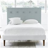 Polka King Headboard - Self Buttons - Brera Lino Lapis