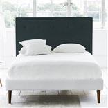 Polka Single Headboard - Self Buttons - Cassia Mist