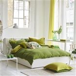 Biella Olive & Lime Linen Bed Linen