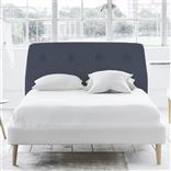 Cosmo Double Headboard - Self Buttons - Rothesay Denim