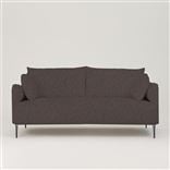 Positano 2.5 seater - Polished Steel Legs - Aria Steel