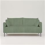 Positano 2.5 seater - Polished Steel Legs - Brera Lino Thyme