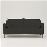 Positano 2.5 seater - Polished Steel Legs - Brera Lino Charcoal