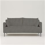 Positano 2.5 seater - Polished Steel Legs - Brera Lino Granite