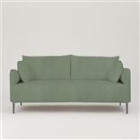 Positano 3 seater - Polished Steel Legs - Brera Lino Thyme