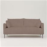 Positano 3 seater - Polished Steel Legs - Brera Lino Cameo