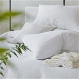 Mayfield Seersucker Chalk Cotton Bed Linen