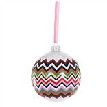 Zig Zag Bauble Christmas Decoration