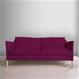 Milan 2.5 Seat Sofa - Cassia - Fuchsia - Beech Leg