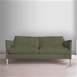 Milan 2.5 Seat Sofa - Aria - Vintage Green - Beech Leg