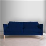 Milan 2.5 Seat Sofa - Cassia - Indigo - Beech Leg