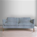 Milan 2.5 Seat Sofa - Tarazona - Mist - Walnut Leg