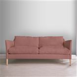 Milan 2.5 Seat Sofa - Tarazona - Rose - Beech Leg