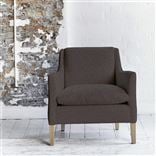 Milan Chair - Aria - Steel - Beech Leg