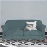 Paris 2.5 Seat Sofa - Brera Lino - Cadet - Walnut Leg