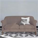 Paris 2.5 Seat Sofa - Brera Lino - Cameo - Walnut Leg