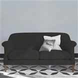 Paris 2.5 Seat Sofa - Brera Lino - Charcoal - Walnut Leg