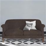 Paris 2.5 Seat Sofa - Tortona - Charcoal - Walnut Leg