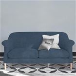 Paris 2.5 Seat Sofa - Tortona - Indigo - Beech Leg