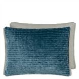 Mazarin Teal Velvet Decorative Pillow