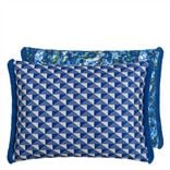 Tarakan Cobalt Outdoor Decorative Pillow