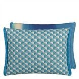 Tarakan Azure Outdoor Decorative Pillow