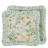 Craven Street Flower Duck Egg Cushion