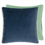 Varese Cadet & Pale Jade Velvet Decorative Pillow