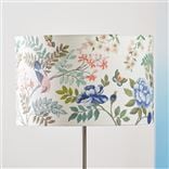 Porcelaine De Chine Cobalt Drum Shade