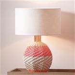 Brera Pimento Raffia Small Table Lamp