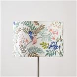 Porcelaine De Chine Cobalt Drum Shade