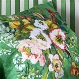 Coussin Margaretta Linen Emerald 