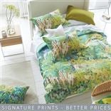 Foret Impressionniste Celadon Cotton Bed Linen