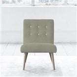 Eva Chair - White Buttons - Beech Leg - Cheviot Pebble