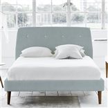 Cosmo Bed - Self Buttons - Single - Metal Leg - Brera Lino Lapis