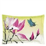 Madame Butterfly Lime European Pillowcase 65x65cm