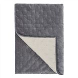 Sevanti Graphite Quilted Throw 240x260cm