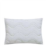 Aurelia Graphite Rectangular Quilted Cushion
