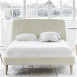 Cosmo Bed - Self Buttons - Superking - Beech Leg - Elrick Chalk