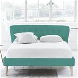 Wave Double Bed in Cassia including a Mattress
