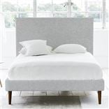 Square Bed - Superking - Walnut Leg - Brera Lino Graphite