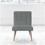 Eva Chair - Beech Leg - Brera Lino Zinc
