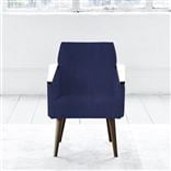 Ray - Chair - Walnut Leg - Brera Lino Ultra Marine