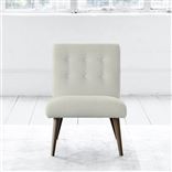 Eva Chair - White Buttons - Walnut Leg - Elrick Alabaster